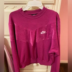 Nike pink sweater
